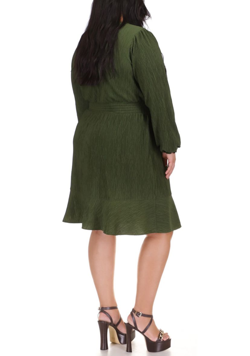 Plus Size Smocked Waist Dress