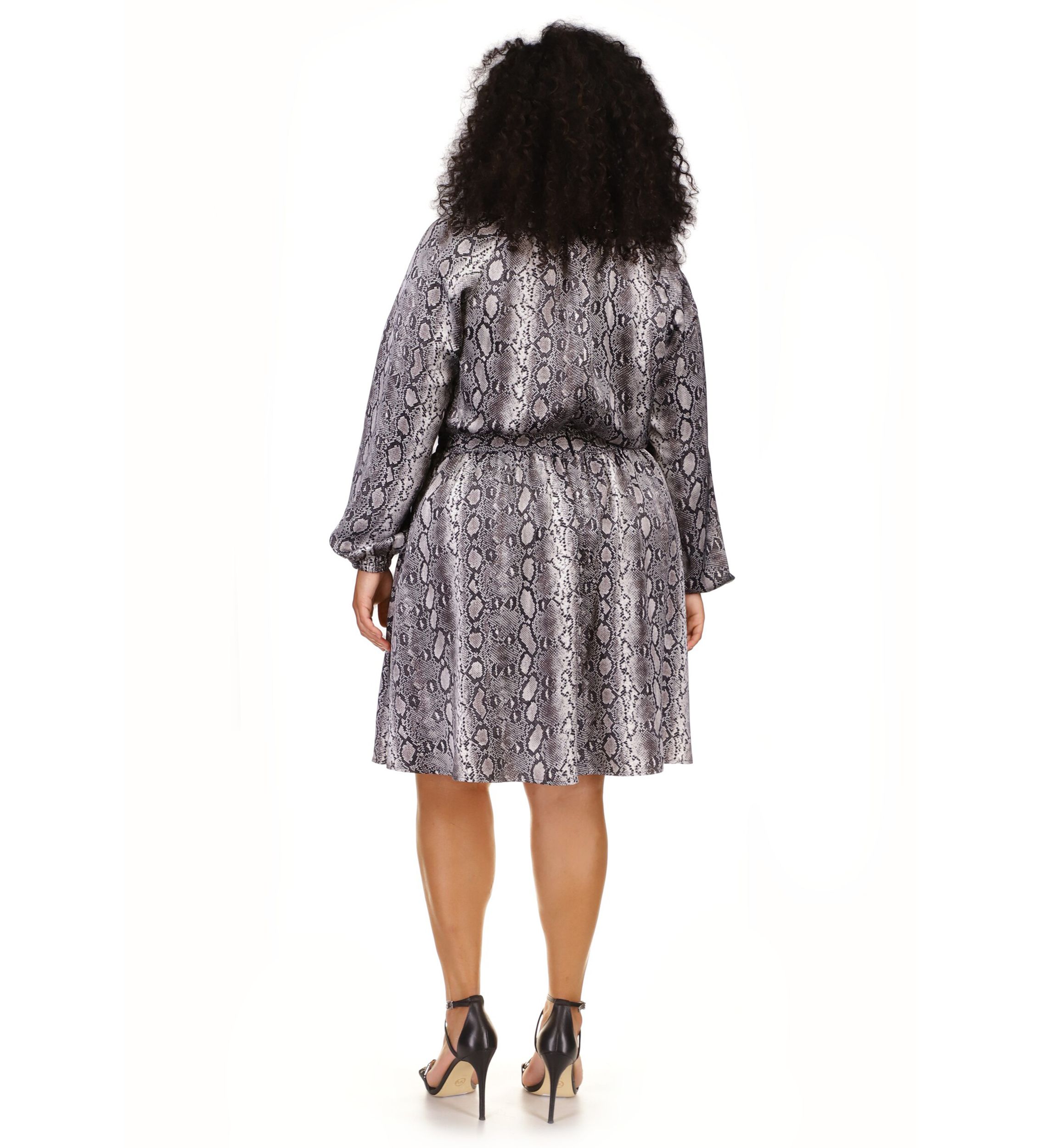 Plus Size Adder Mini Long Sleeve Dress