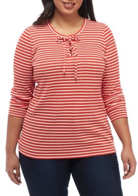 belk plus size tops