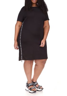 MICHAEL Michael Kors Plus Size Side Taping Dress | belk