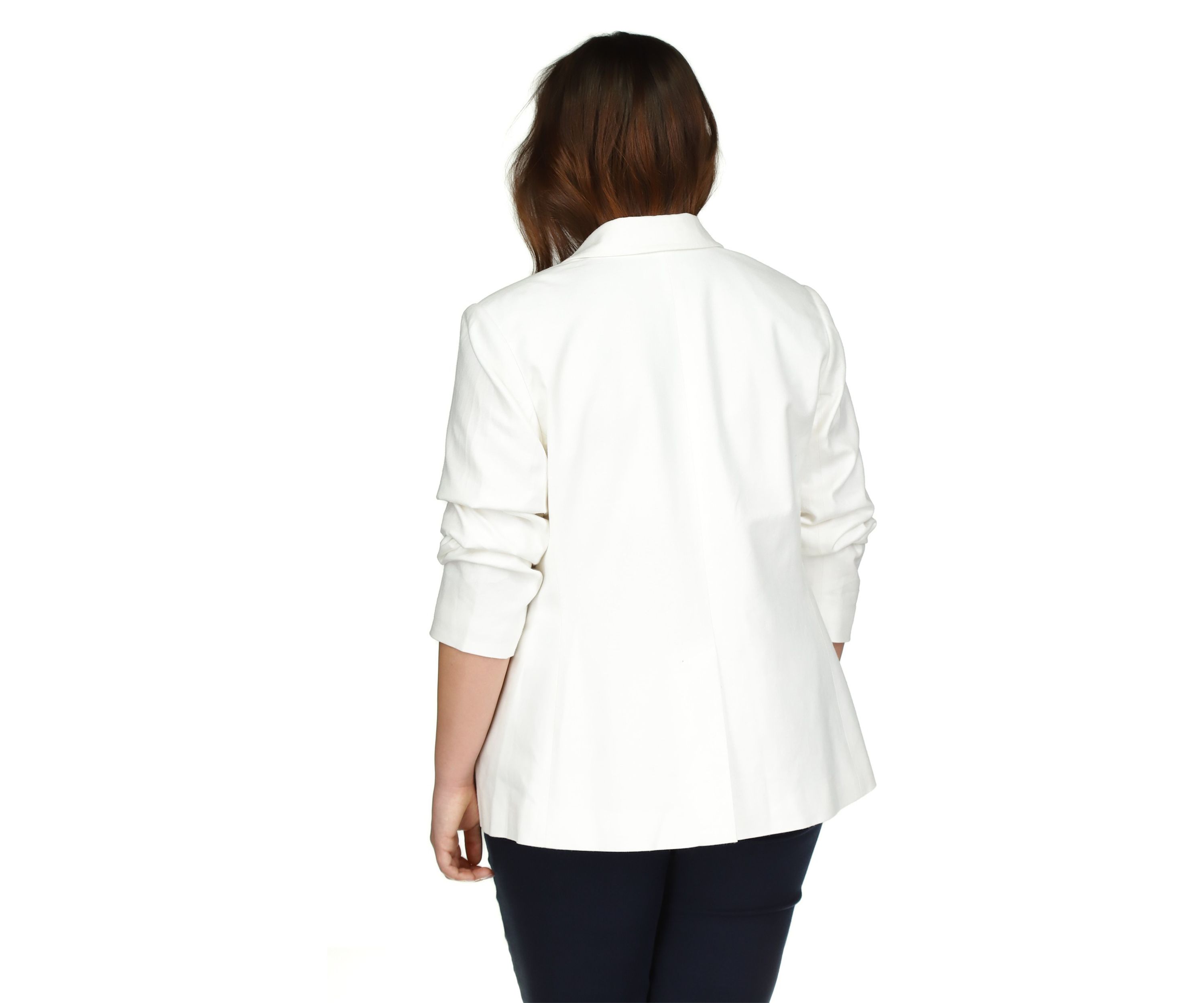Plus Size Linen Blazer