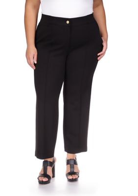 Michael Michael Kors Women's Plus Size Mixed-Media Skinny Pants in Deep  Black (as1, Alpha, 2X, Plus, Regular) at  Women's Clothing store