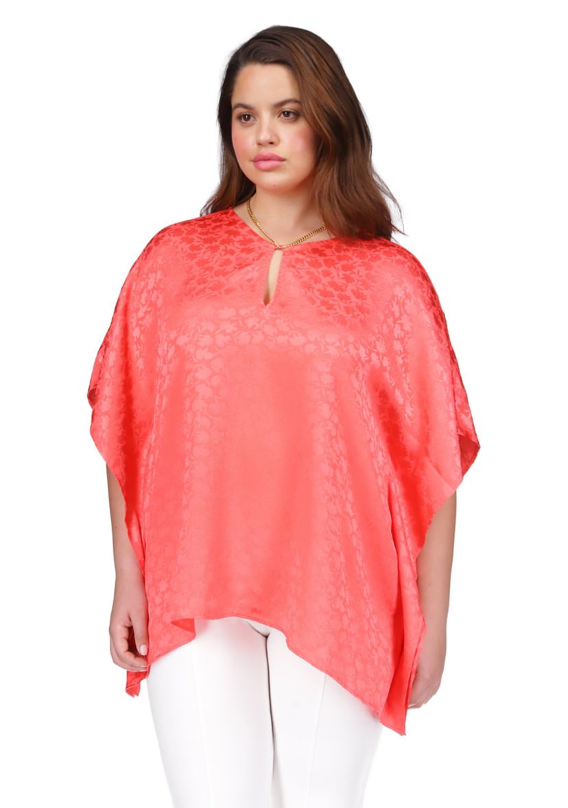 Plus Size Ocelot Dogtag Top