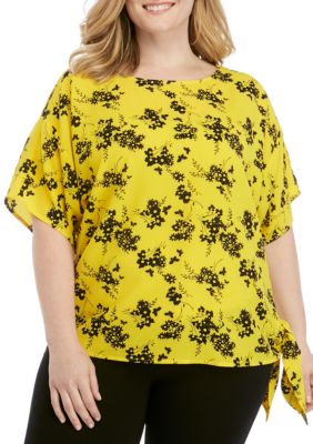 MIK-1042 TAN CROP BLOUSE main image 1