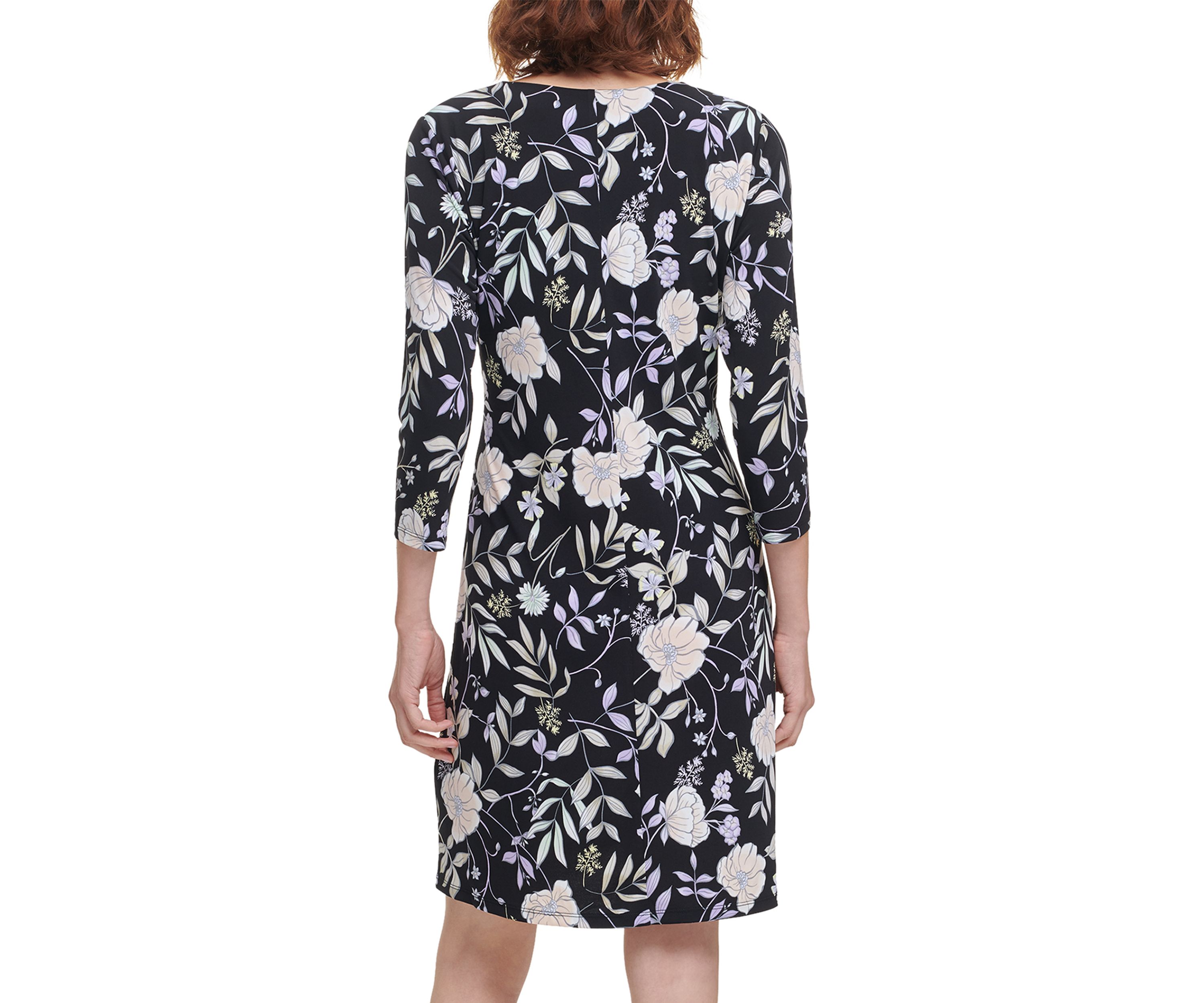Floral Wrap Dress 