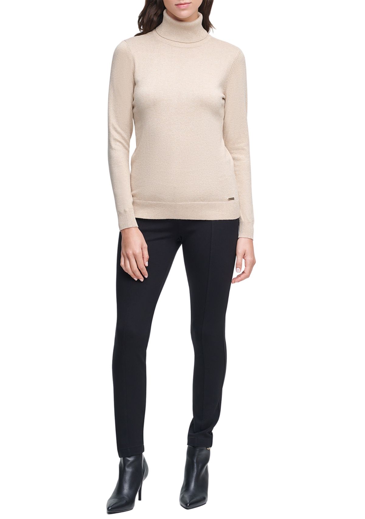 LUREX® Turtleneck Sweater