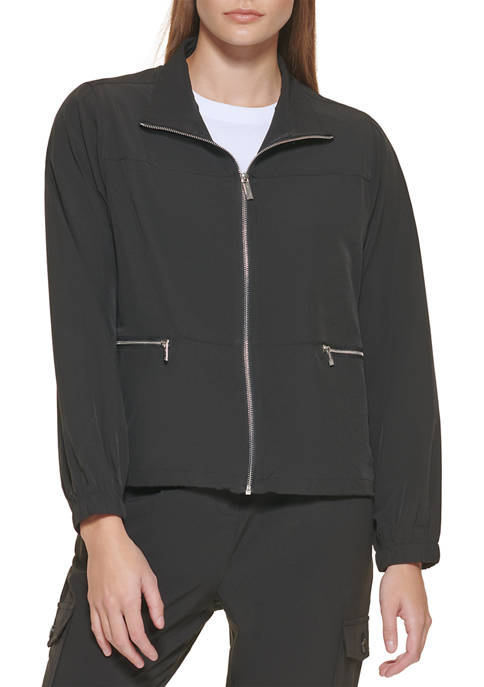 Calvin Klein Womens Long Sleeve Tech Stretch Jacket