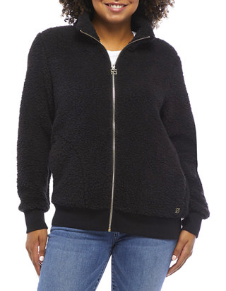 Calvin Klein Zip Front Sherpa Jacket | belk
