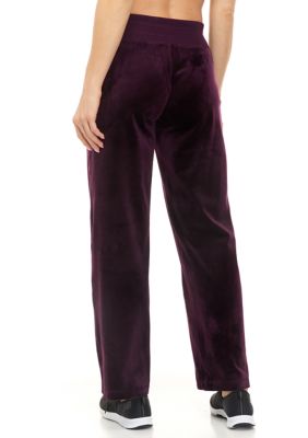 Calvin klein wide online leg velvet jogging pants