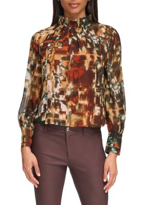 Calvin klein ladies outlet blouses