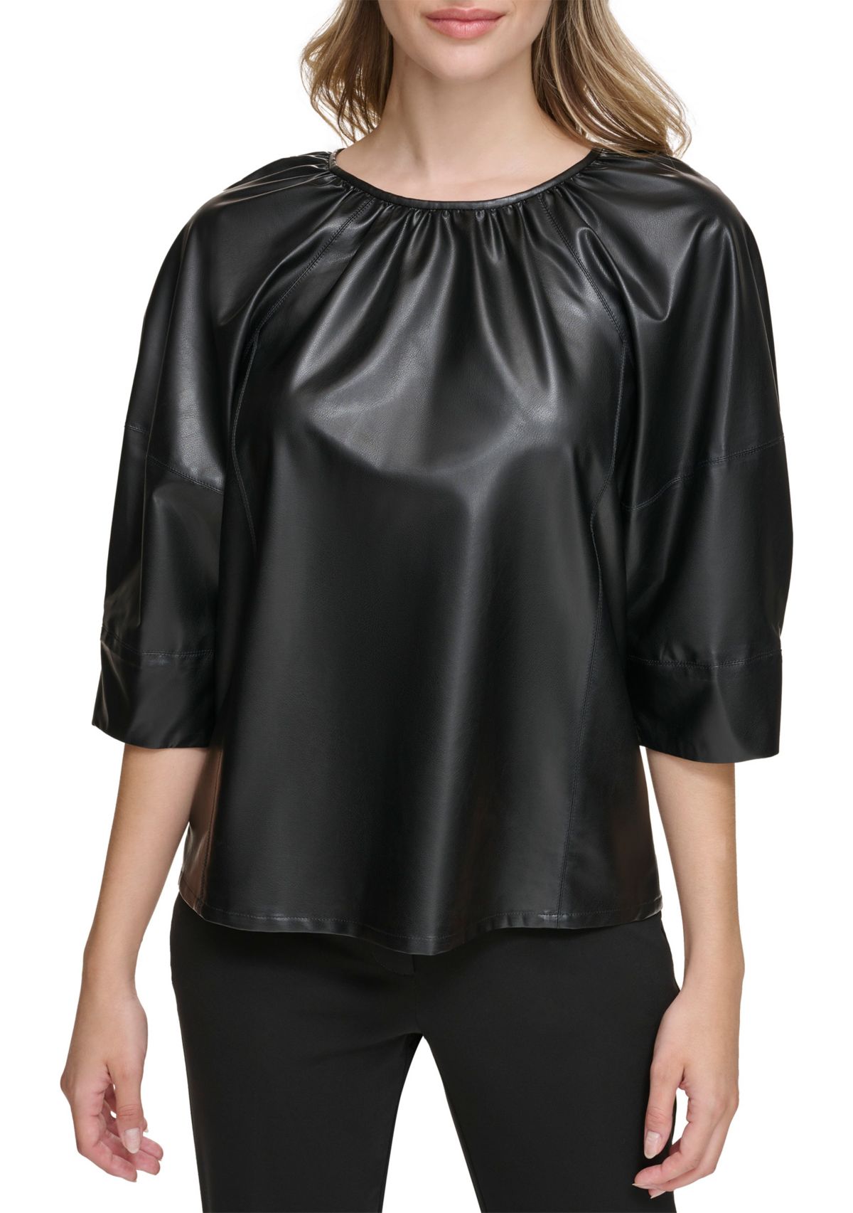 Womens Shirred Blouse