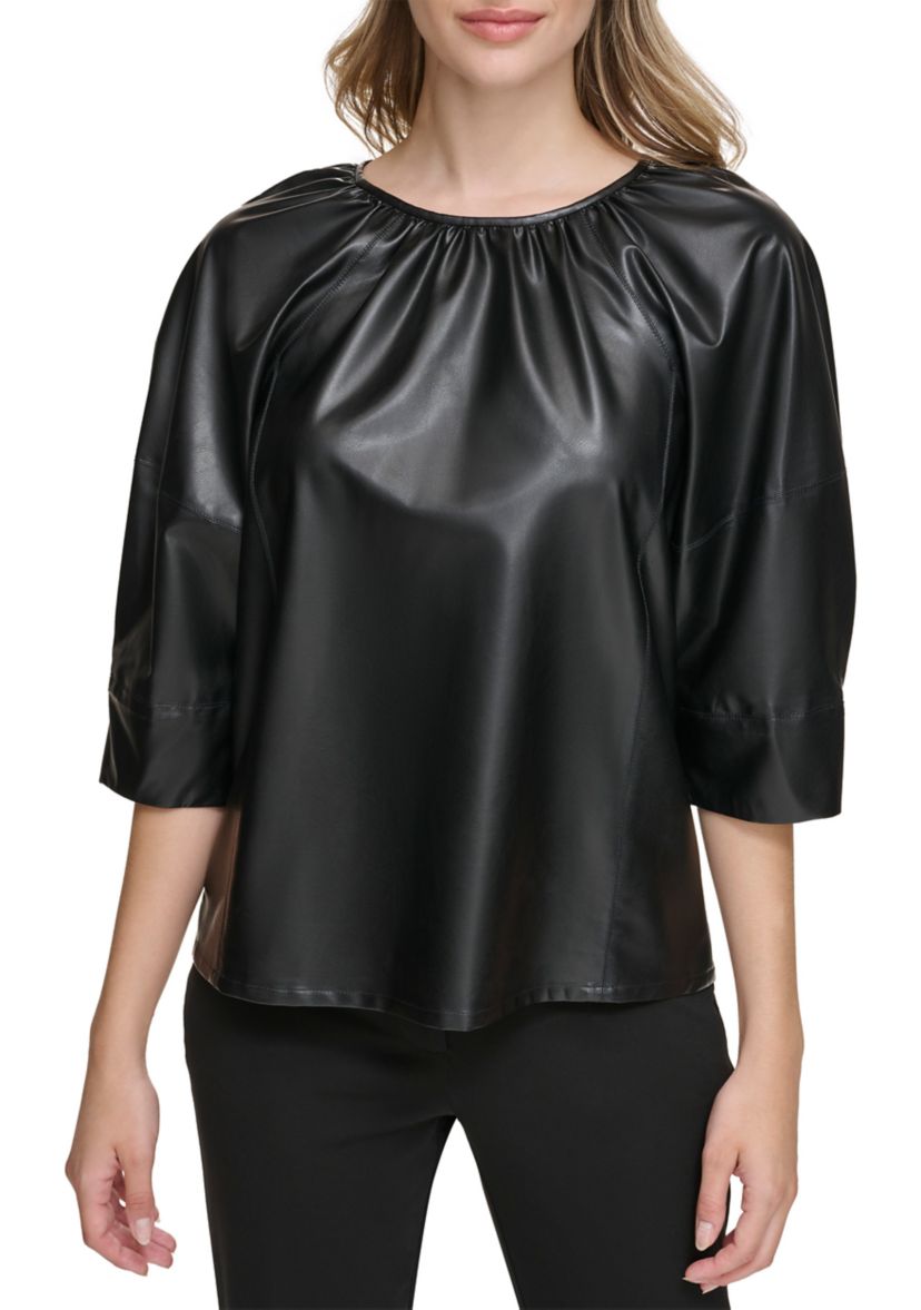 Womens Shirred Blouse