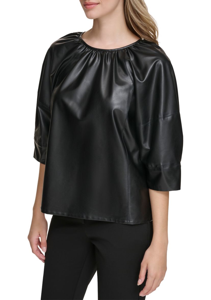 Womens Shirred Blouse