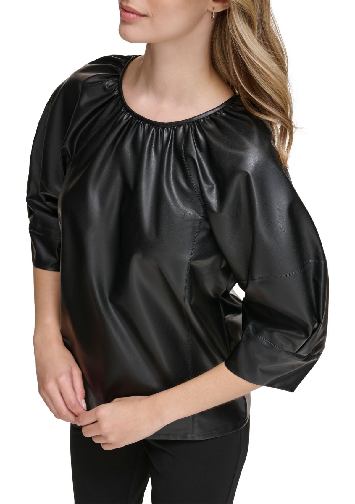 Womens Shirred Blouse