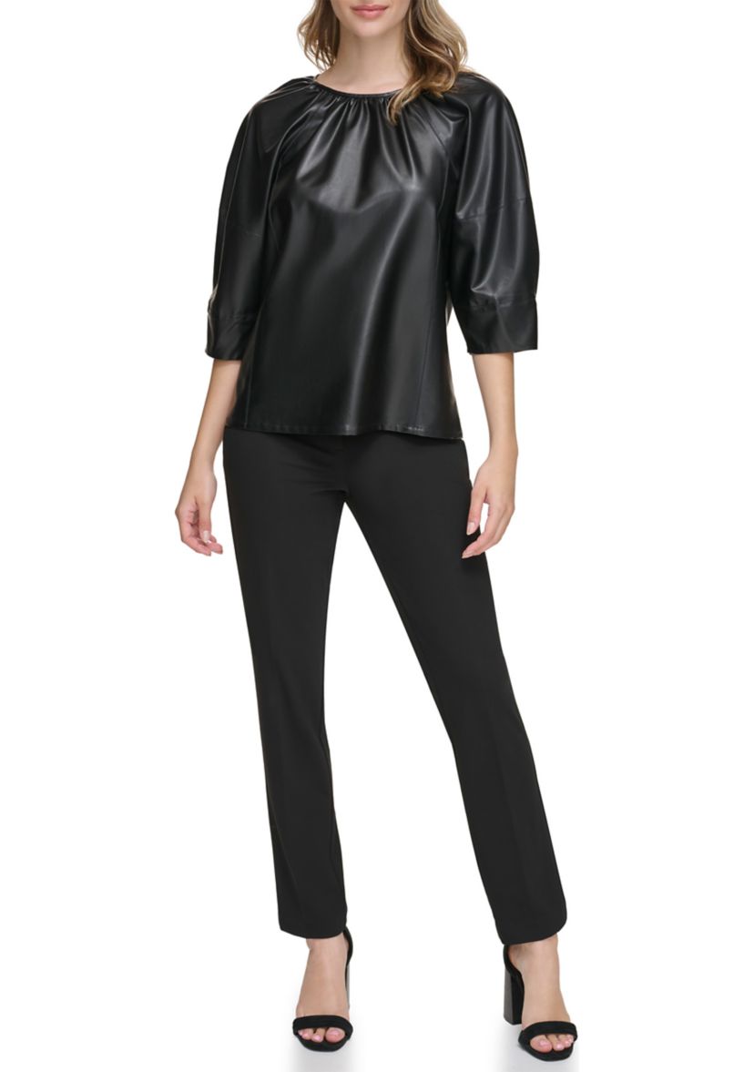 Womens Shirred Blouse