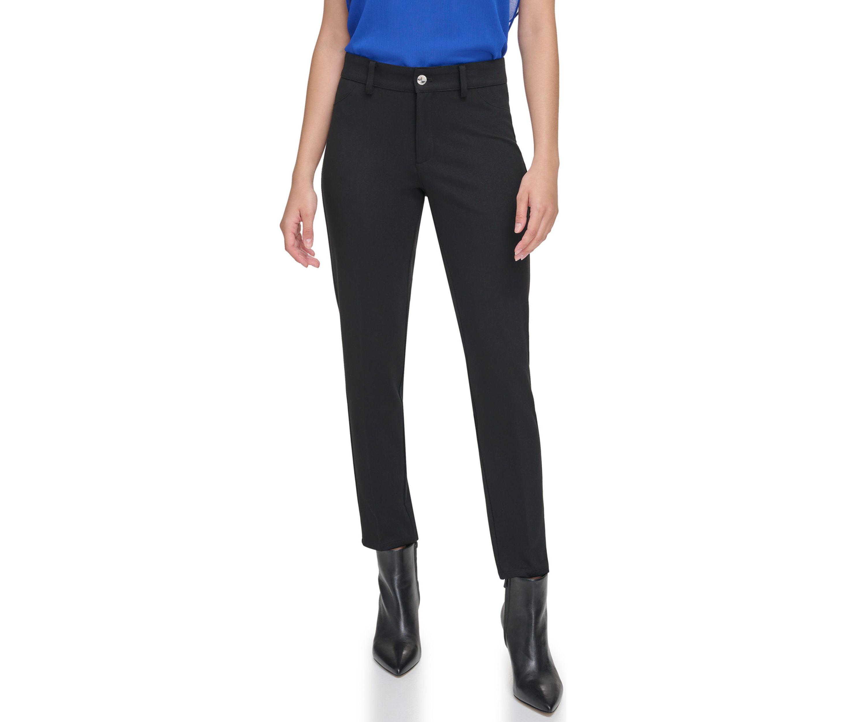 Womens 5 Pocket Twill Knit Pants
