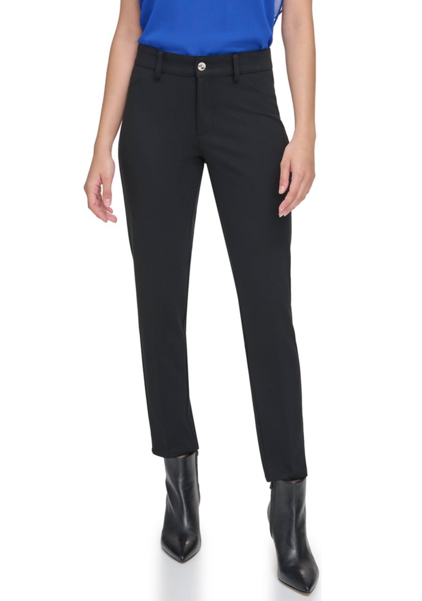 Womens 5 Pocket Twill Knit Pants