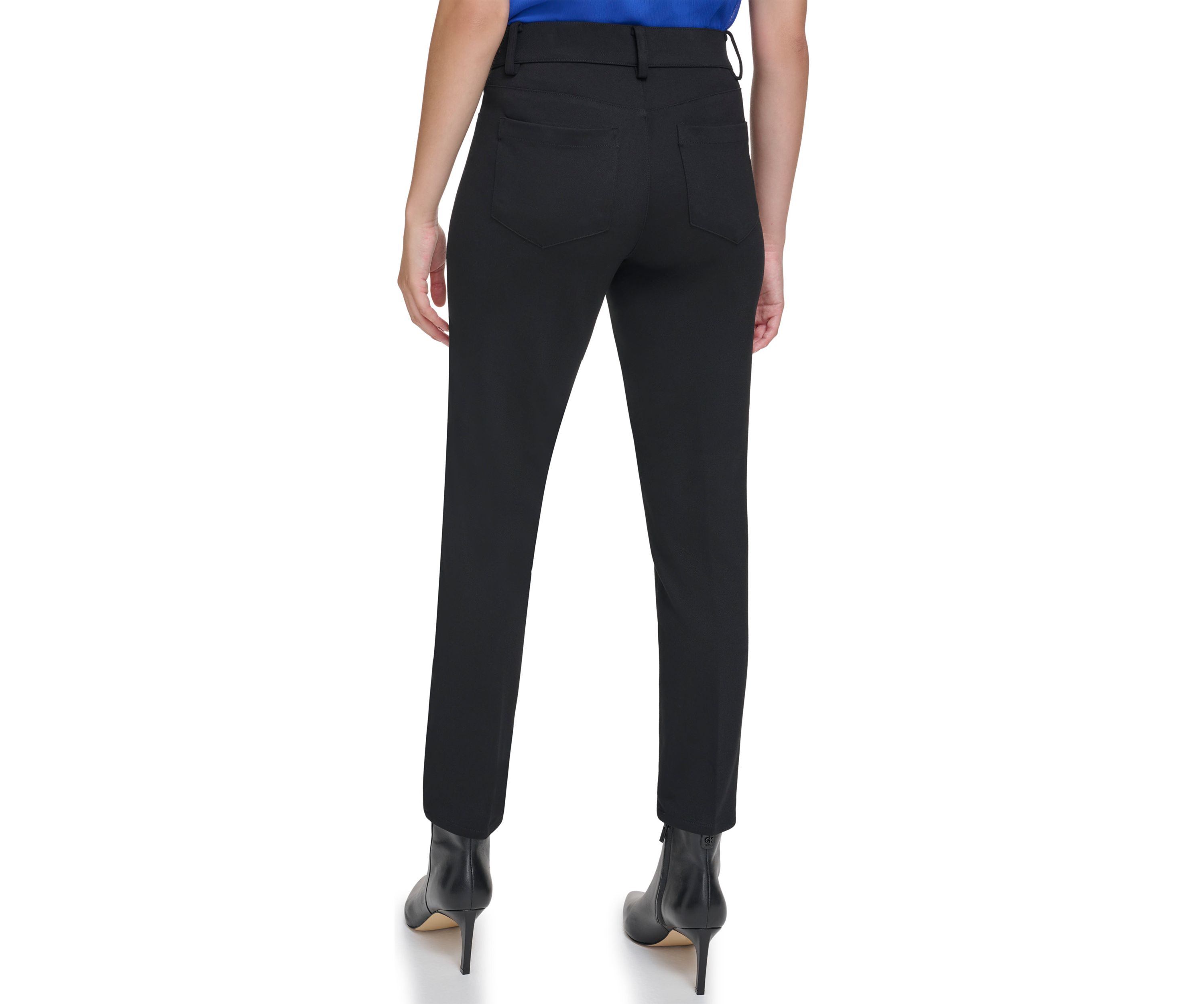 Womens 5 Pocket Twill Knit Pants