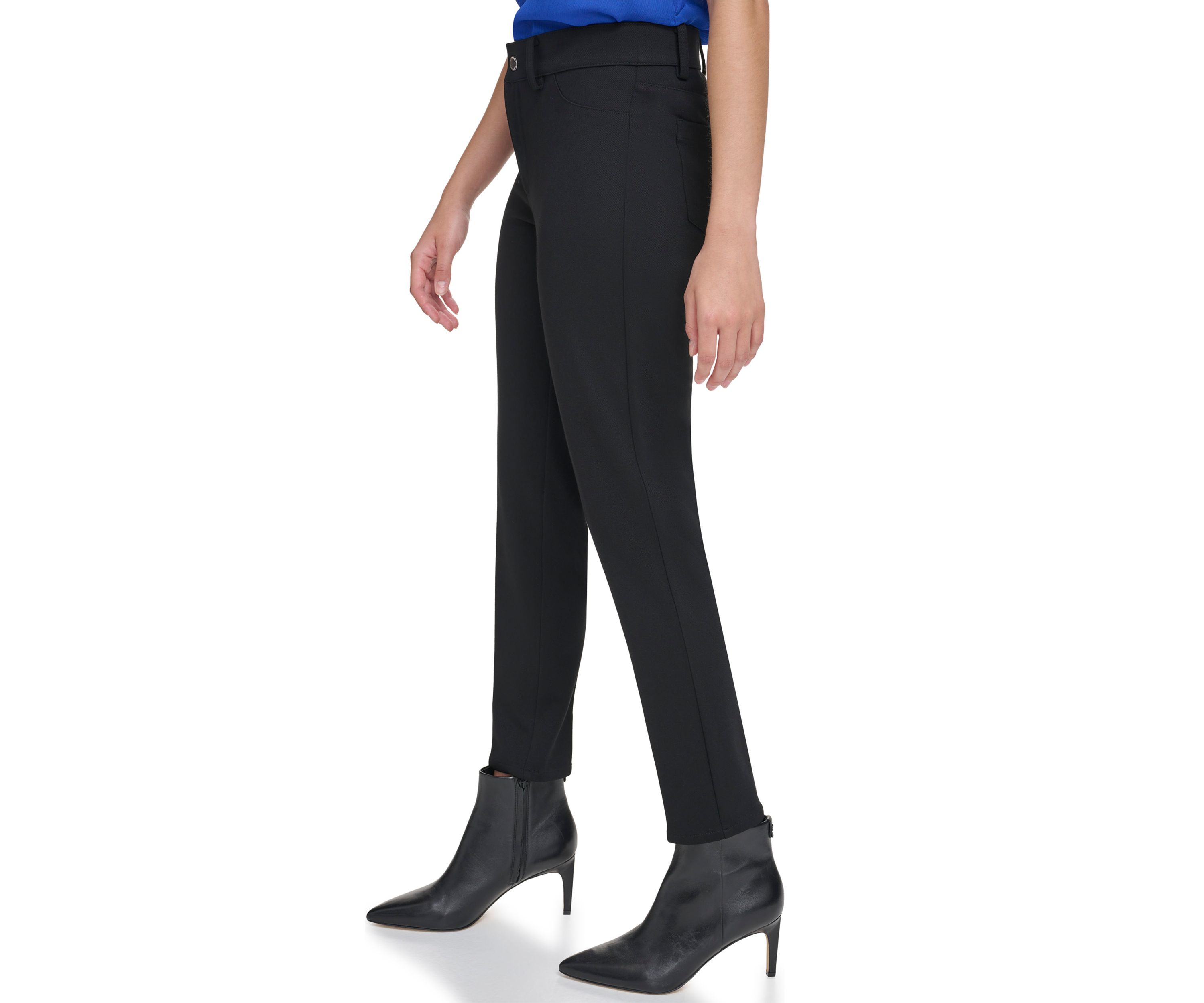 Womens 5 Pocket Twill Knit Pants