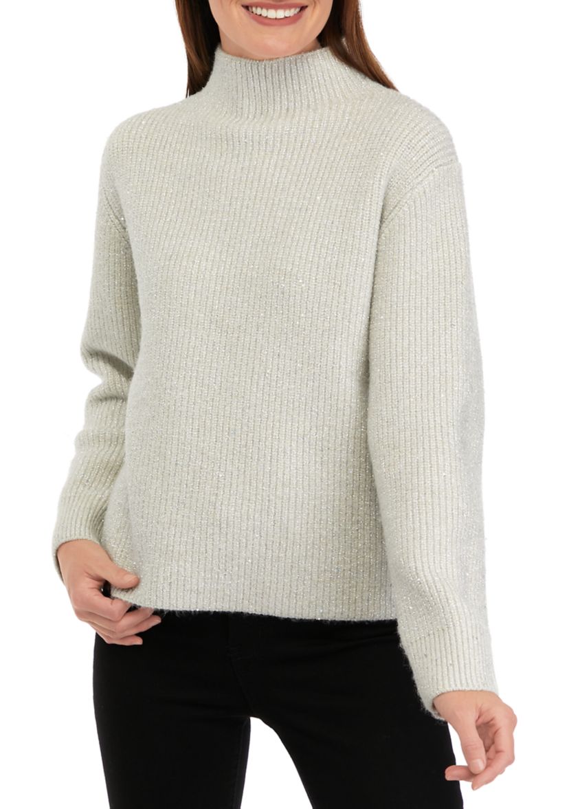 Womens Mock Neck Sweater 