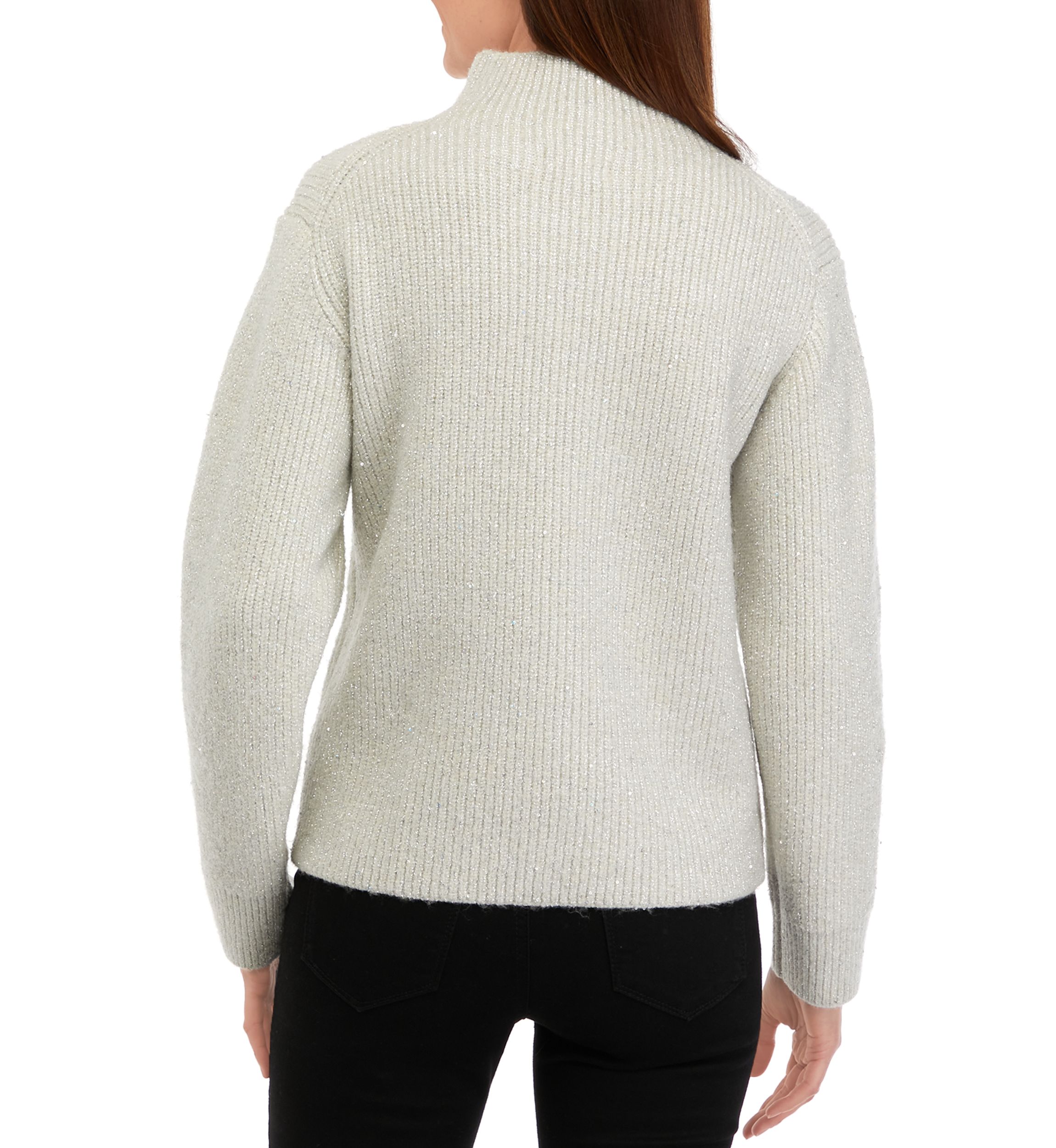 Womens Mock Neck Sweater 