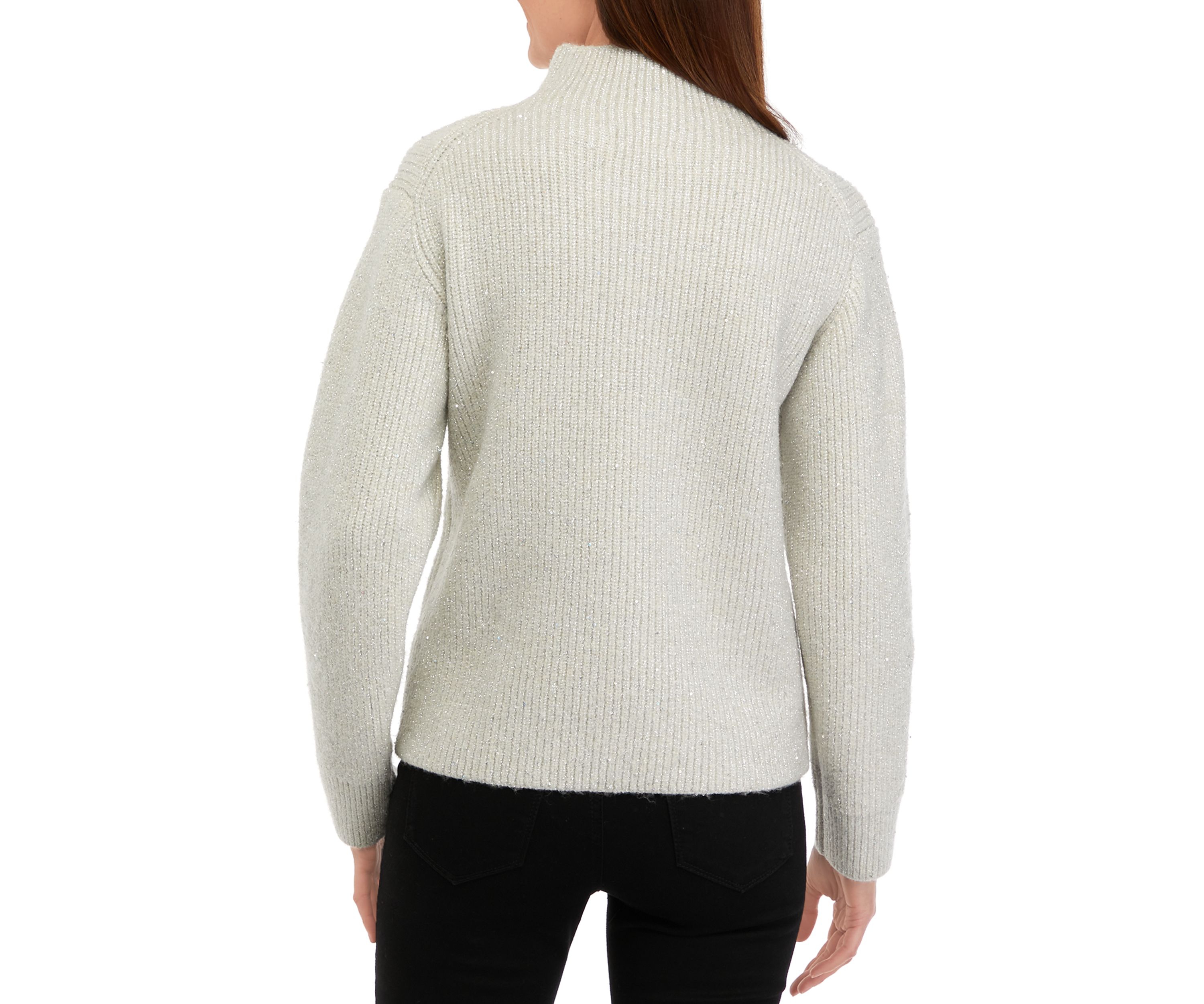 Womens Mock Neck Sweater 
