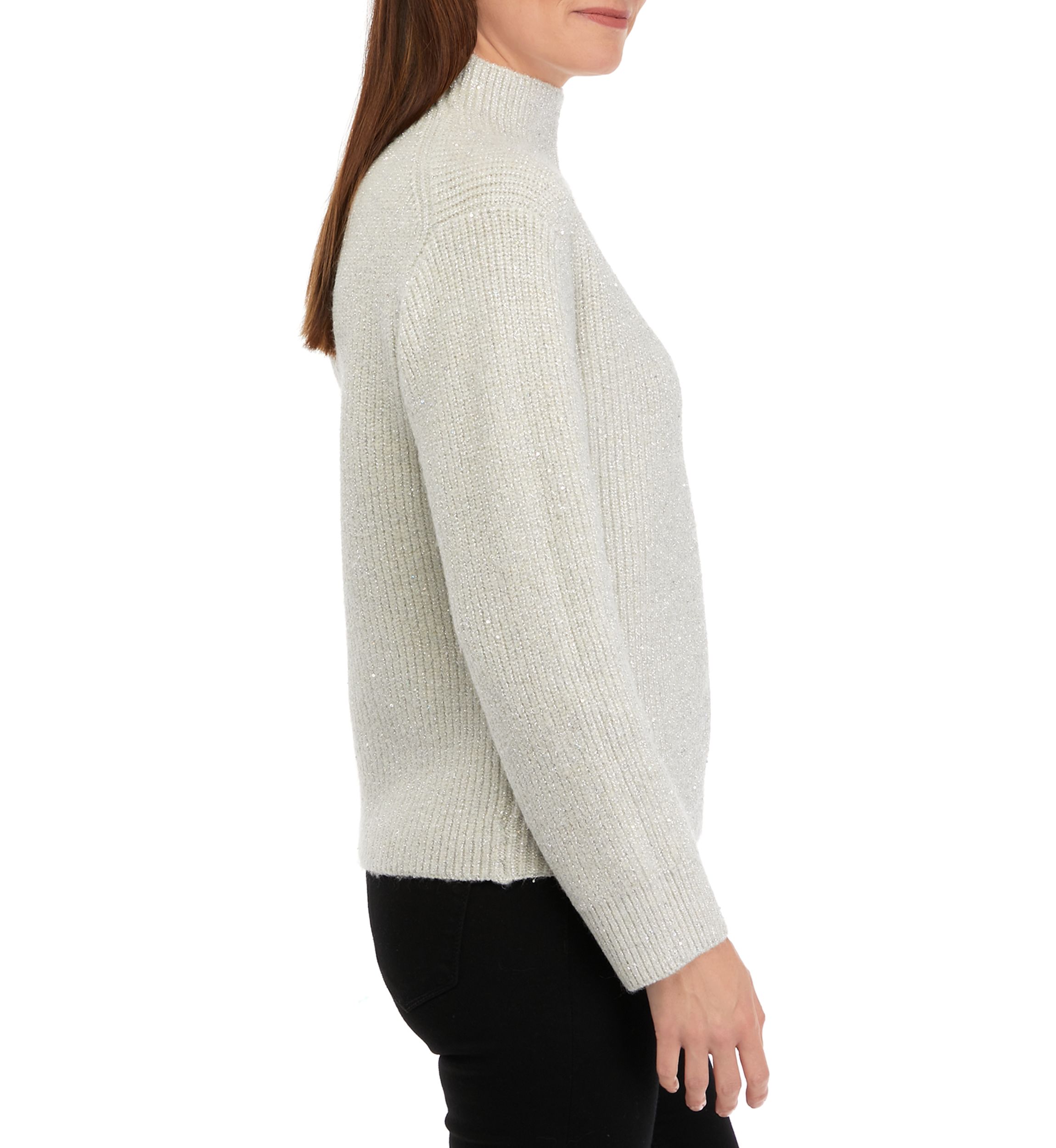 Womens Mock Neck Sweater 