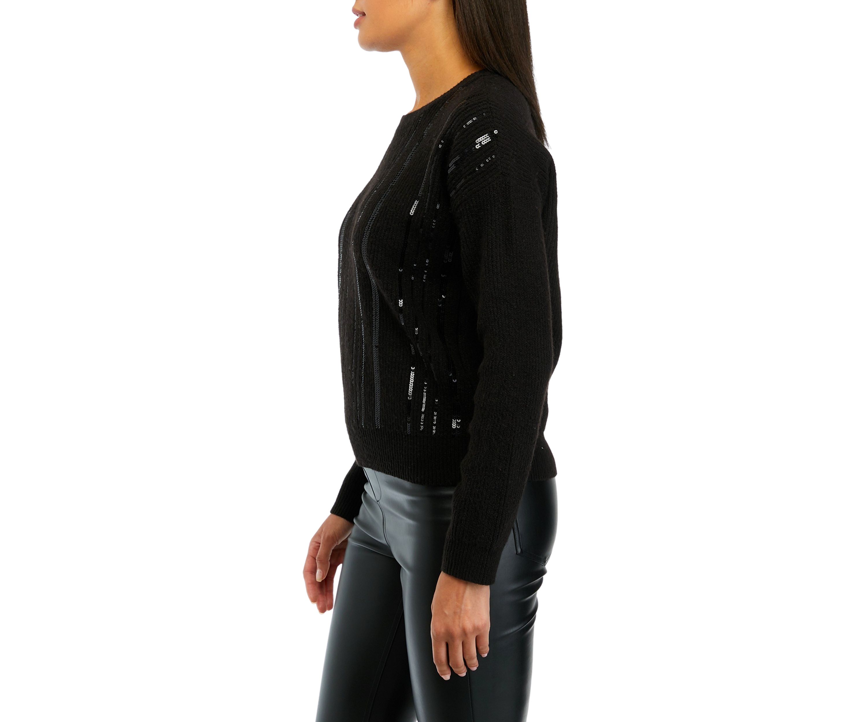 Womens Sequin Sweater