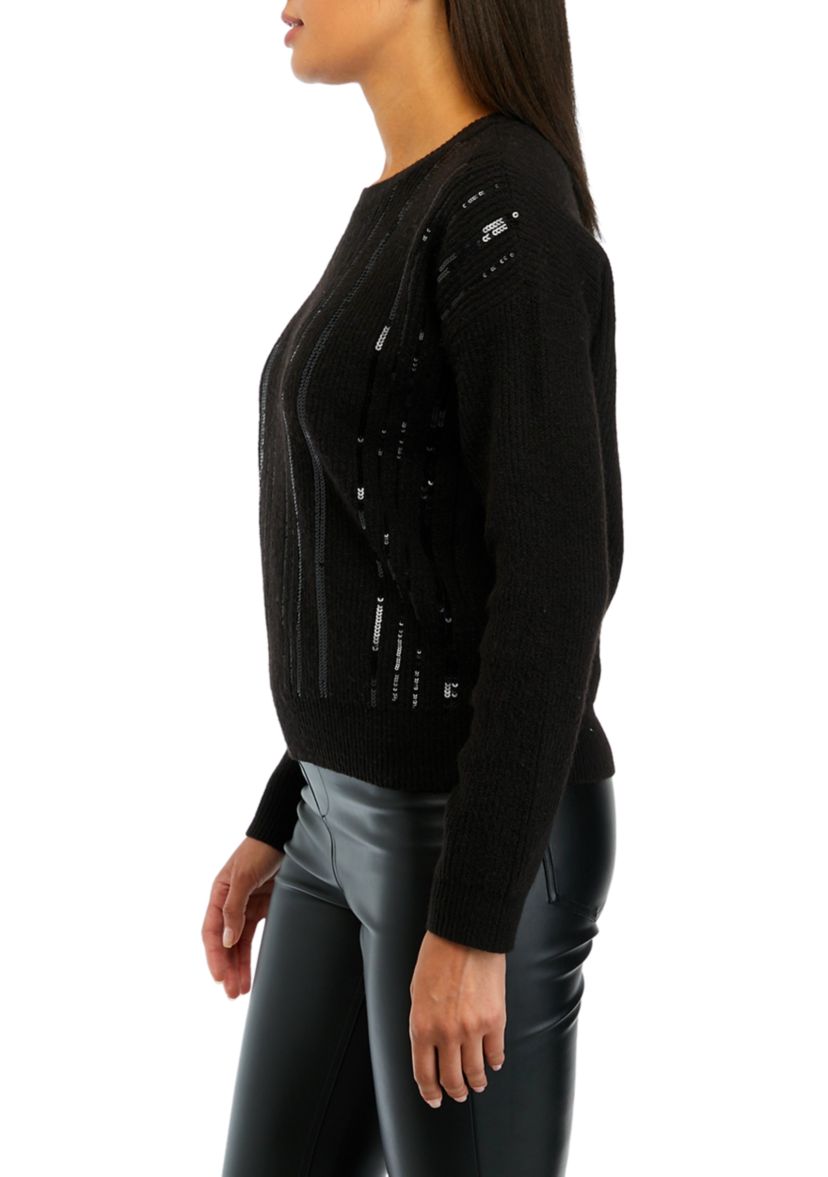 Womens Sequin Sweater