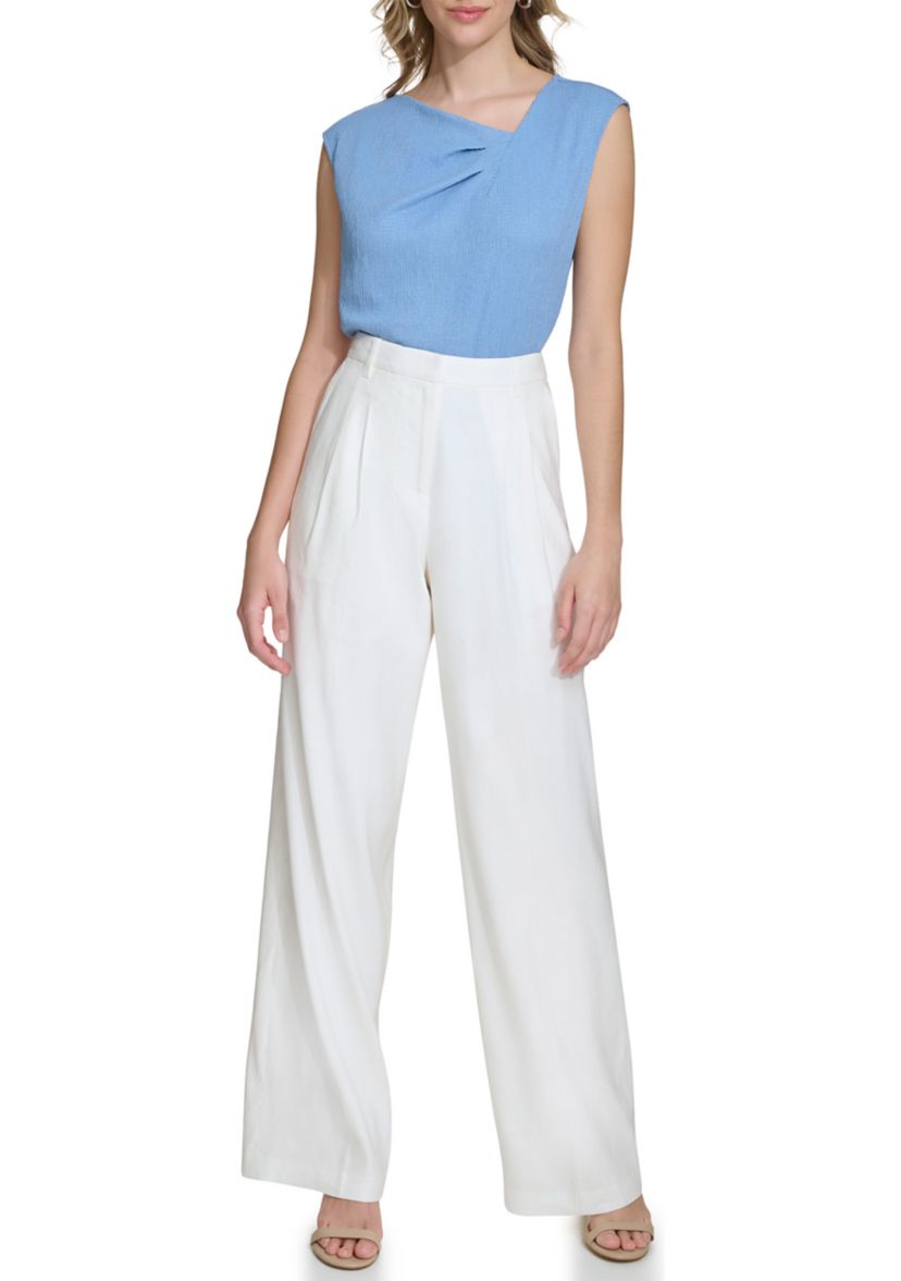 Womens Wide Leg Linen Pants