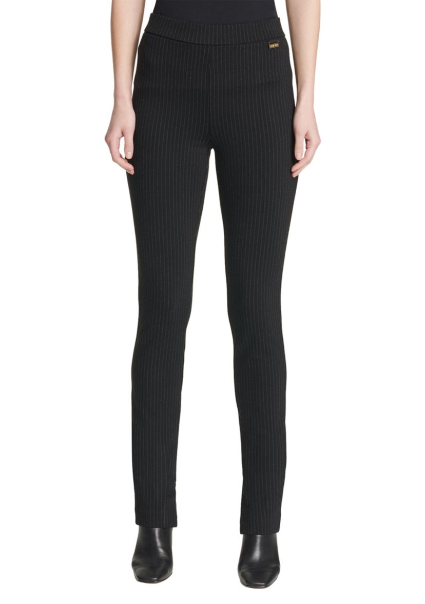 Pinstripe Pullover Ponte Pants