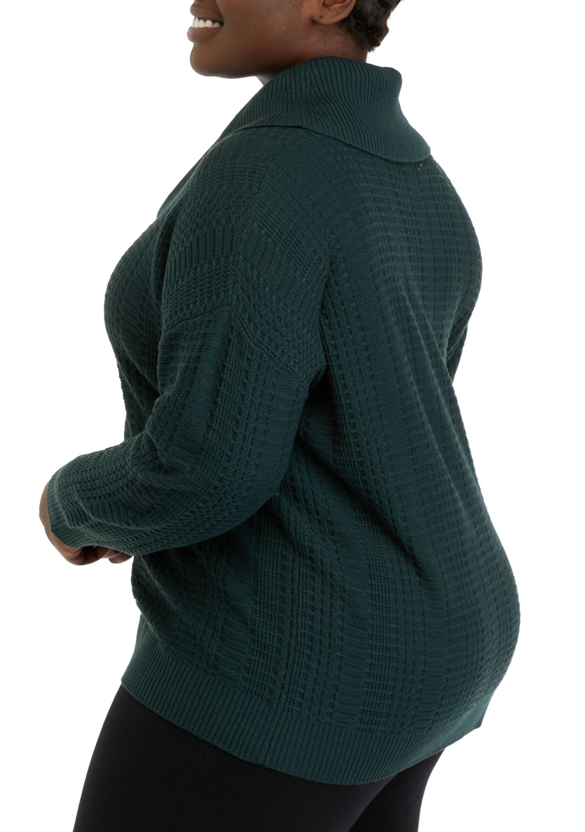 Plus Size Cowl Neck Sweater