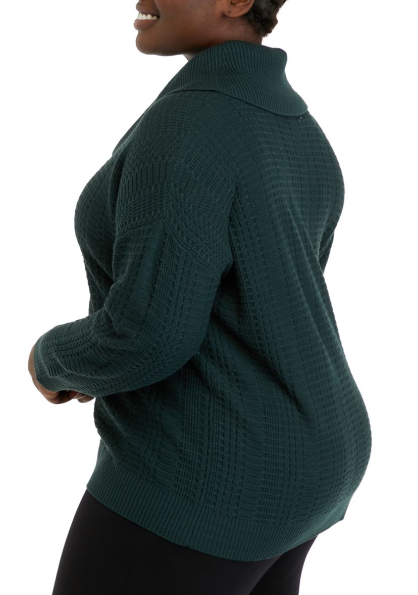Plus Size Cowl Neck Sweater