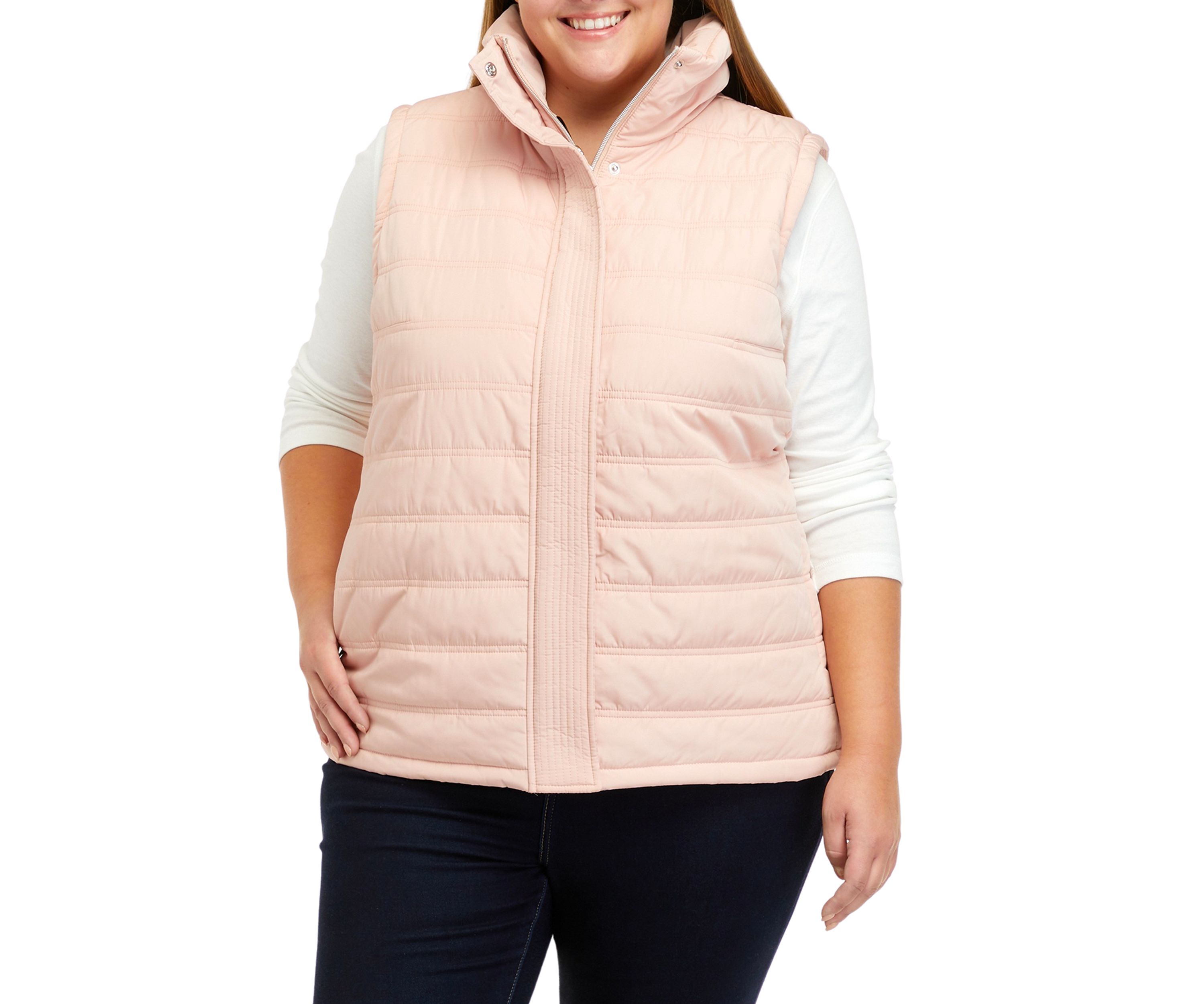 Plus Size Puffer Vest