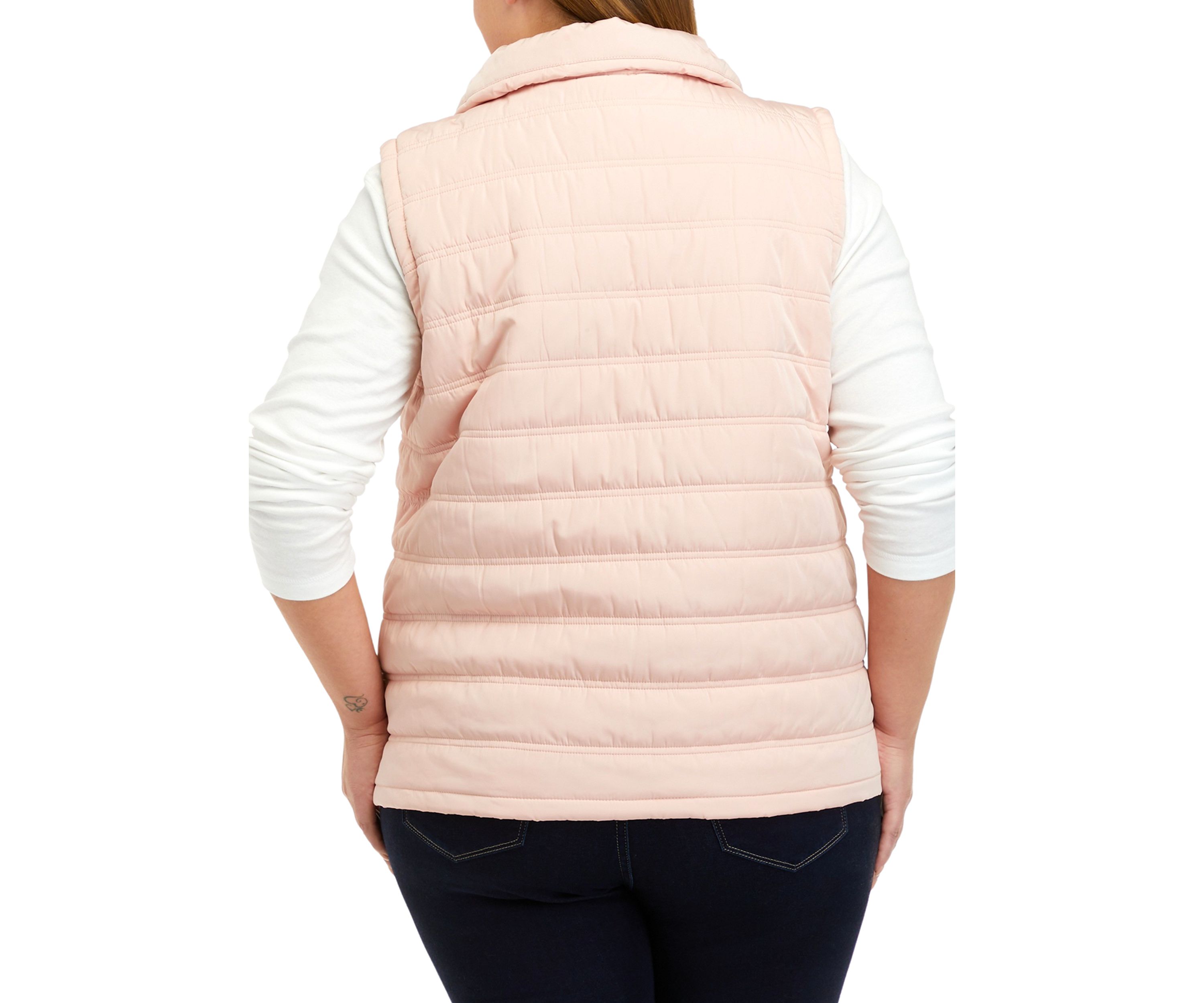 Plus Size Puffer Vest
