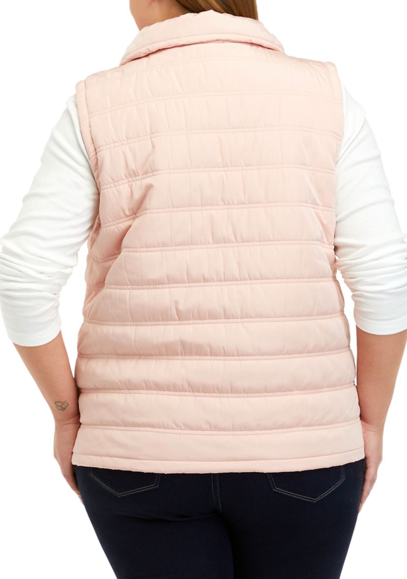 Plus Size Puffer Vest