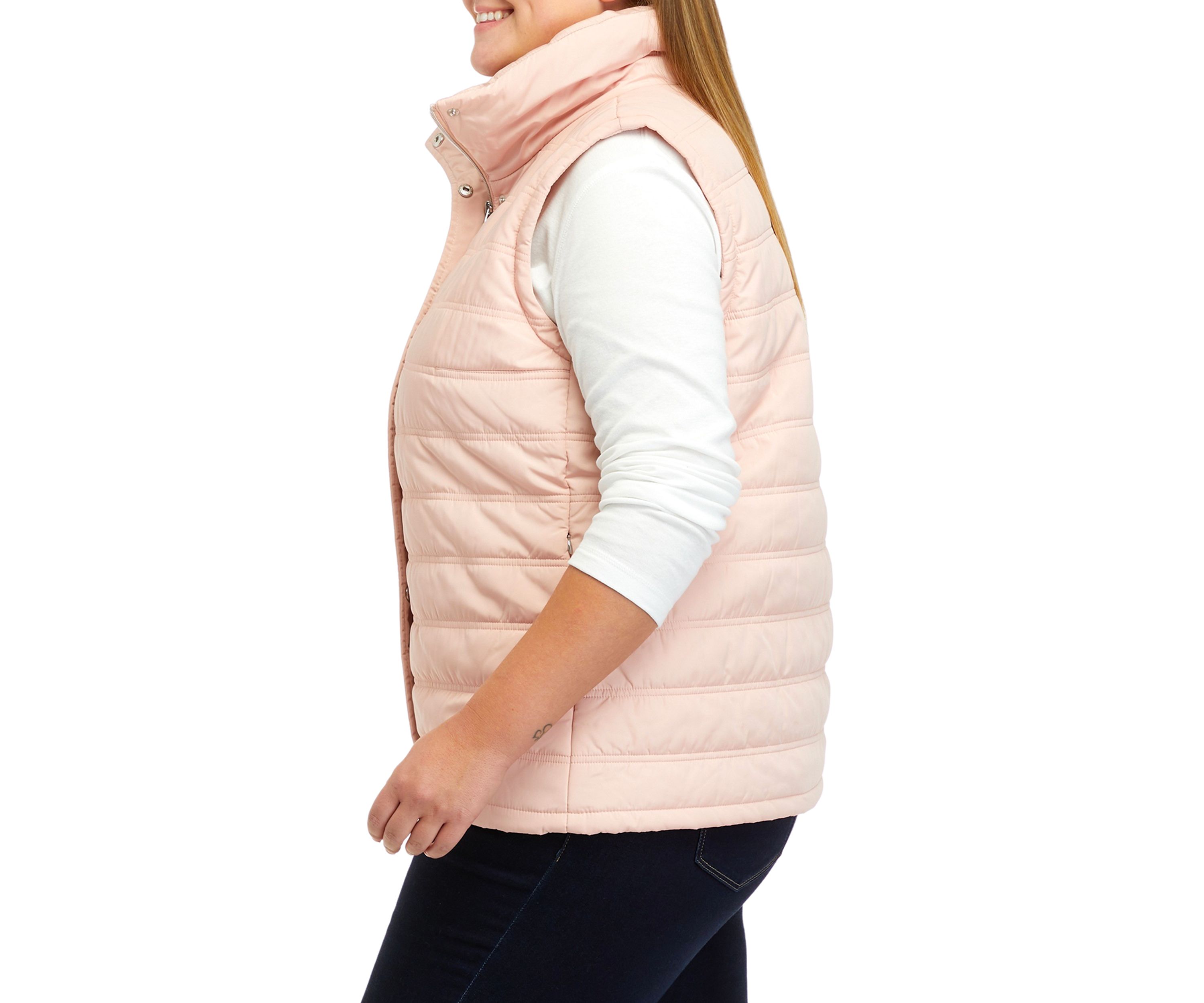 Plus Size Puffer Vest