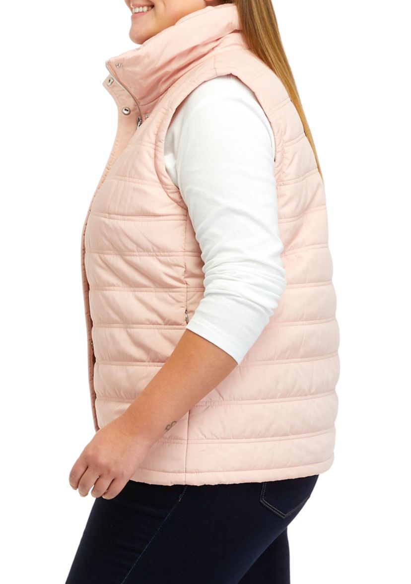 Plus Size Puffer Vest