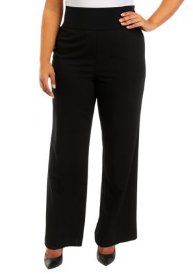 Calvin Klein Women's Black Plus Size Pants