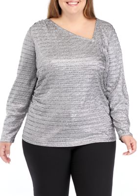 Calvin Klein Performance Plus Size Tops for Women - Up to 50% off