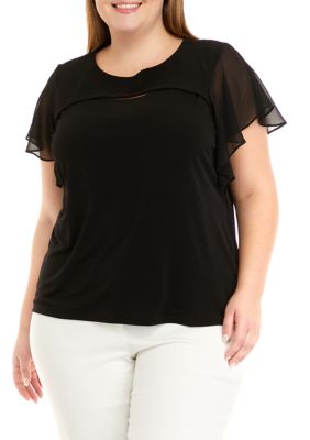 Calvin klein blouses plus size sale