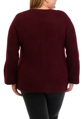 Belk plus size sweaters hot sale