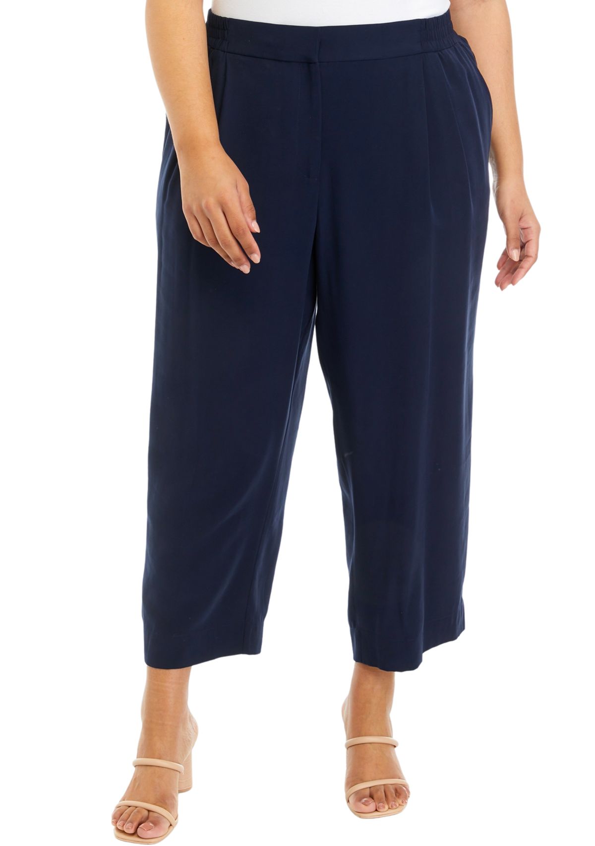 Plus Size Twill Pants