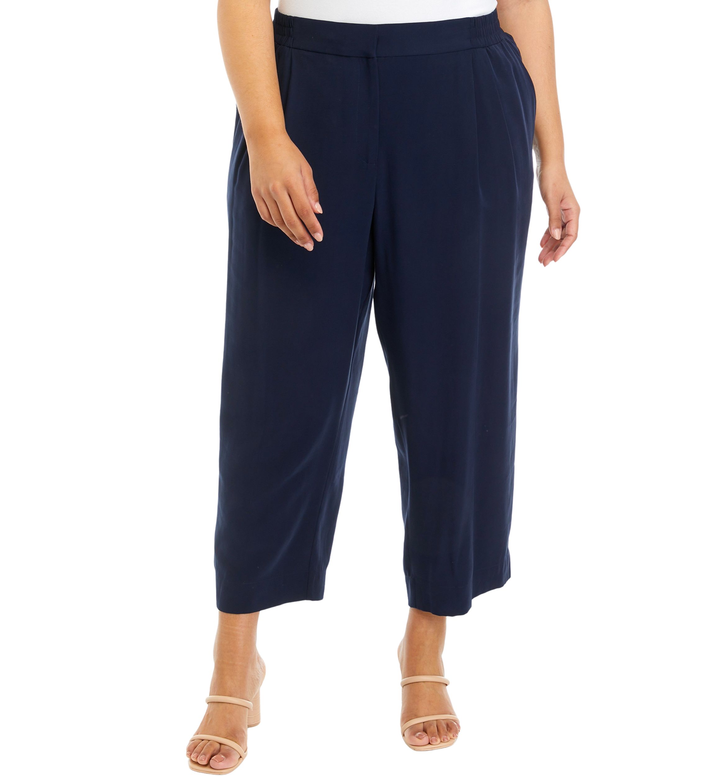 Plus Size Twill Pants