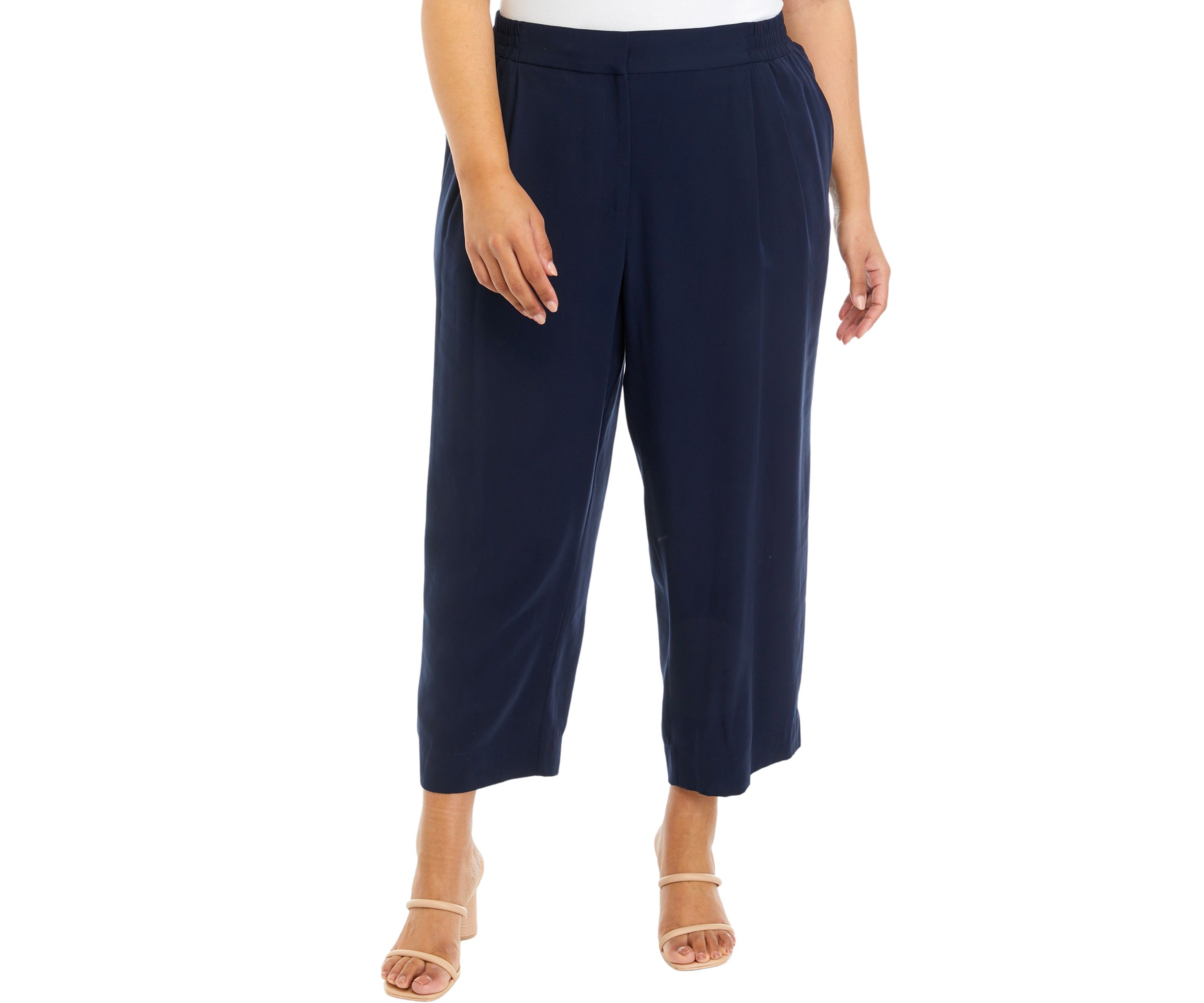 Plus Size Twill Pants