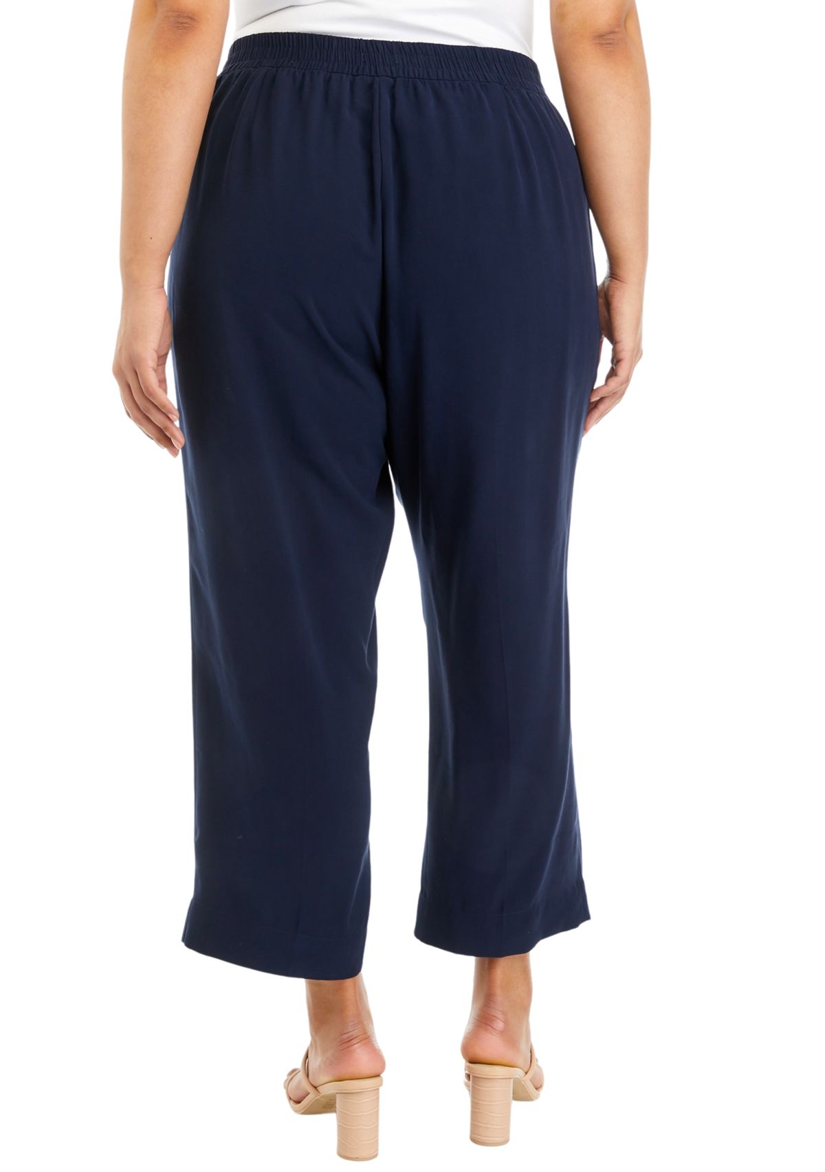 Plus Size Twill Pants