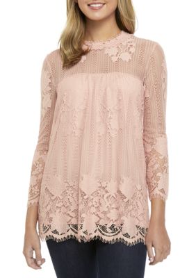 belk lace tops