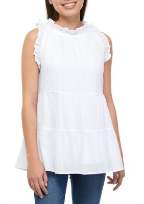 Chance Or Fate Junior S Tiered Woven Top Belk