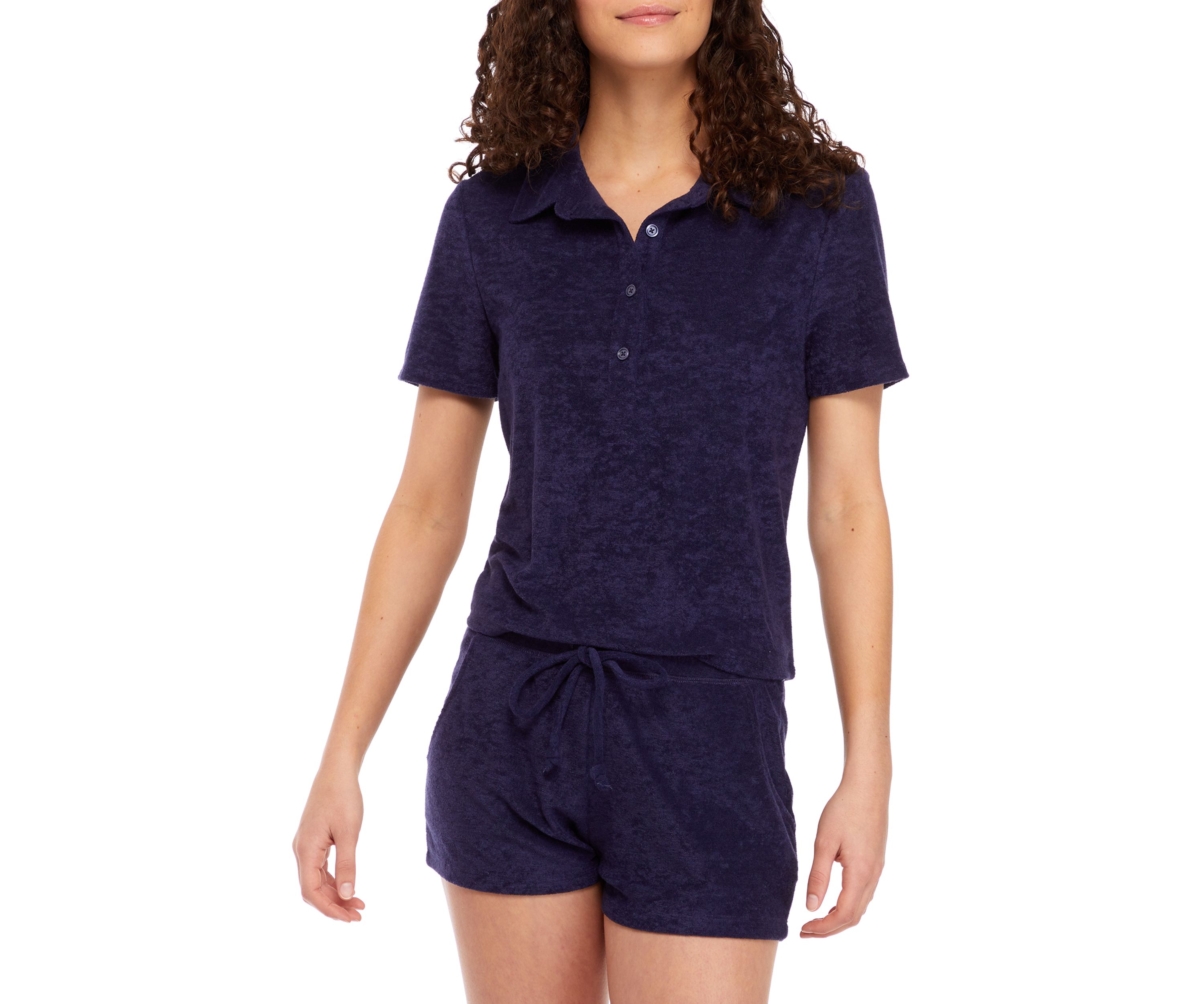 Juniors Terry Polo Shirt 