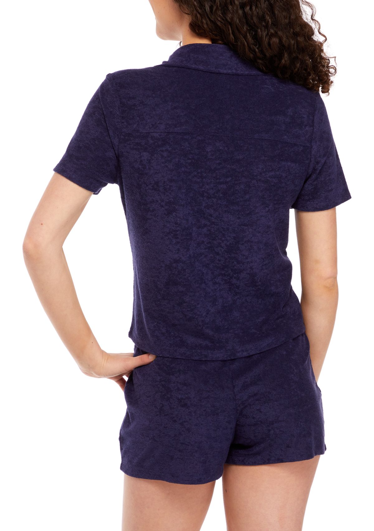 Juniors Terry Polo Shirt 